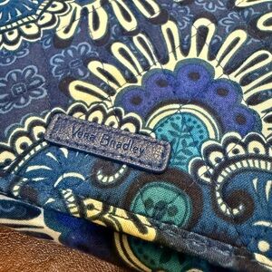Vera Bradley Navy & Teal Floral Quilted Wallet